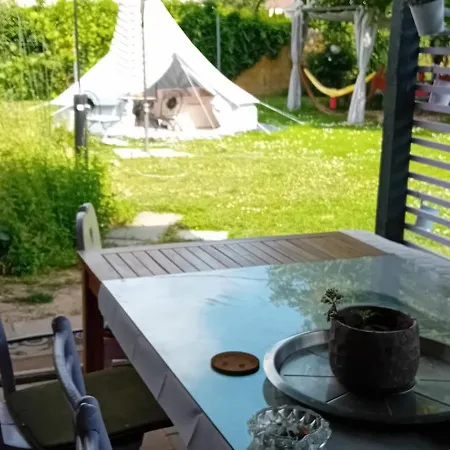 Camp, Tent Jurta For 4 Guests, Ljubljana, Shared Bathroom And Outdoor Kitchen Mrse