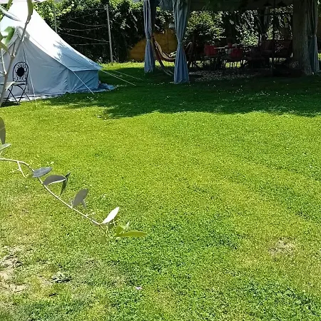 Camp, Tent Jurta For 4 Guests, Ljubljana, Shared Bathroom And Outdoor Kitchen