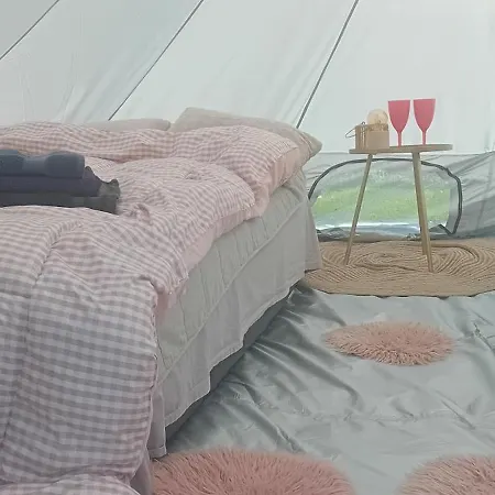 Camp, Tent Jurta For 4 Guests, Ljubljana, Shared Bathroom And Outdoor Kitchen Mrse