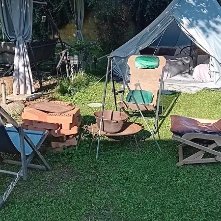 Camp, Tent Jurta For 4 Guests, Ljubljana, Shared Bathroom And Outdoor Kitchen Luxe tent Mrse